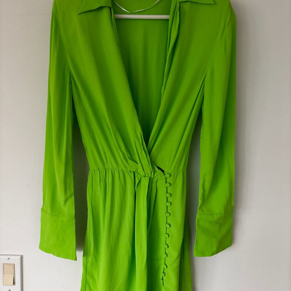 Zara Green dress sz XS